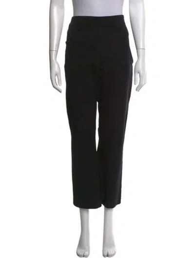 Pre-owned Sézane Straight Leg Pants In Black