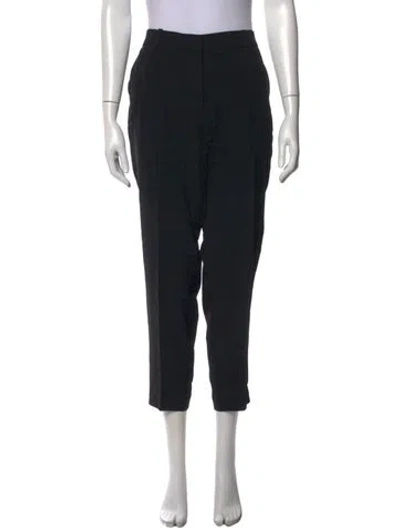 Pre-owned Sézane Straight Leg Pants In Black