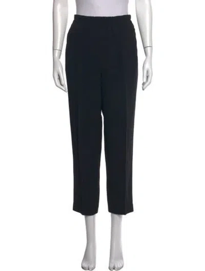 Pre-owned Sézane Straight Leg Pants In Black