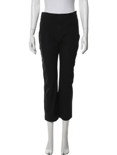 Pre-owned Sézane Straight Leg Pants In Black