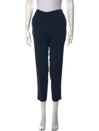Pre-owned Sézane Straight Leg Pants In Black