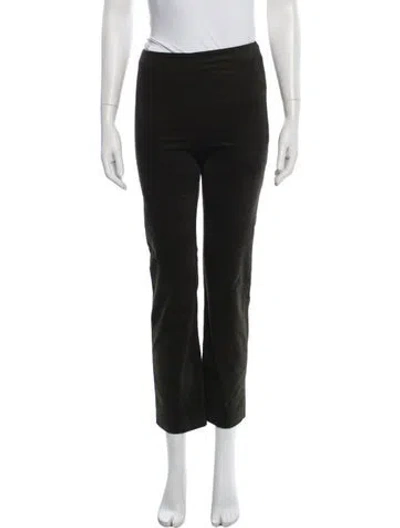Pre-owned Sézane Straight Leg Pants In Black