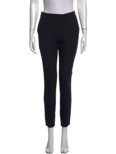 Pre-owned Sézane Straight Leg Pants In Black