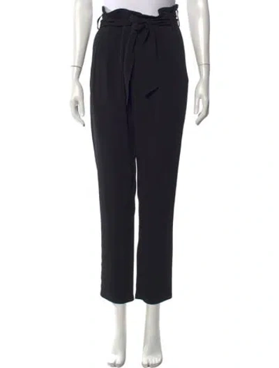 Pre-owned Sézane Straight Leg Pants In Black