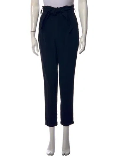 Pre-owned Sézane Straight Leg Pants In Black