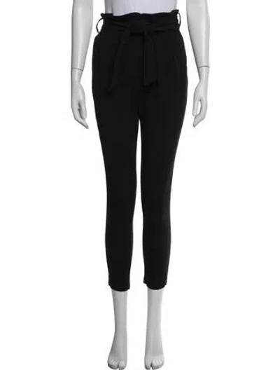 Pre-owned Sézane Straight Leg Pants In Black/blue
