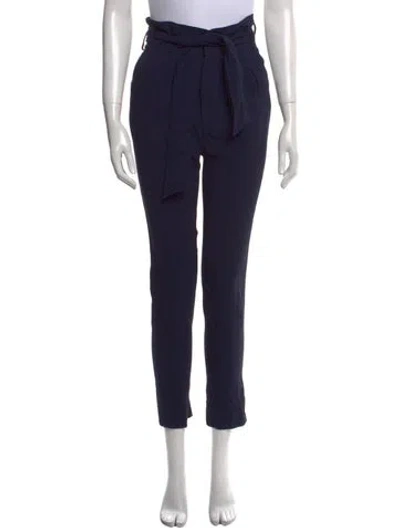 Pre-owned Sézane Straight Leg Pants In Blue
