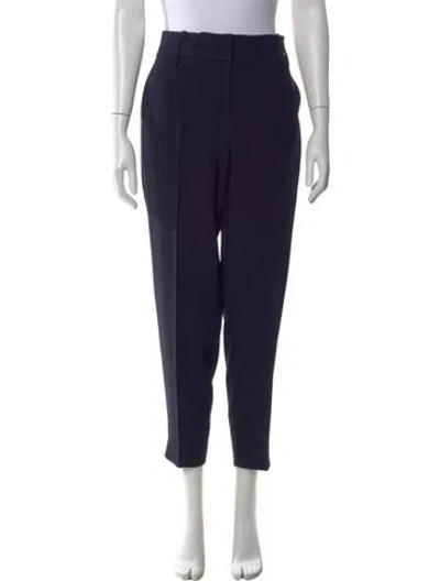 Pre-owned Sézane Straight Leg Pants In Blue