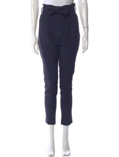 Pre-owned Sézane Straight Leg Pants In Blue