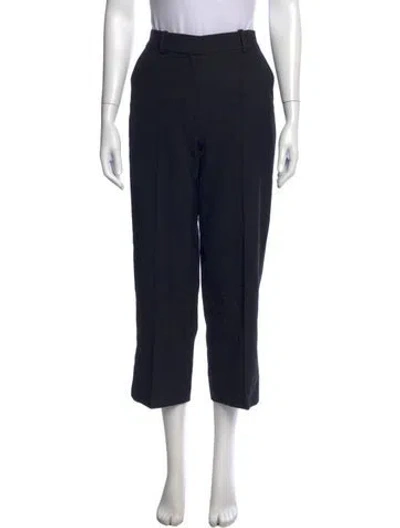 Pre-owned Sézane Straight Leg Pants In Blue