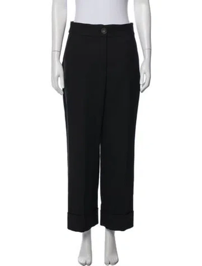 Pre-owned Sézane Straight Leg Pants In Blue