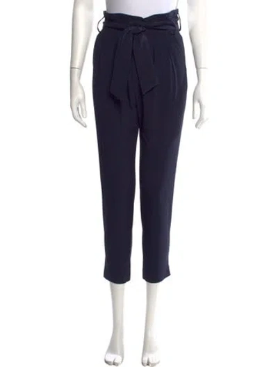 Pre-owned Sézane Straight Leg Pants In Blue