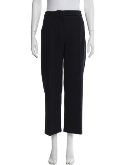 Pre-owned Sézane Straight Leg Pants In Blue