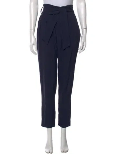 Pre-owned Sézane Straight Leg Pants In Blue