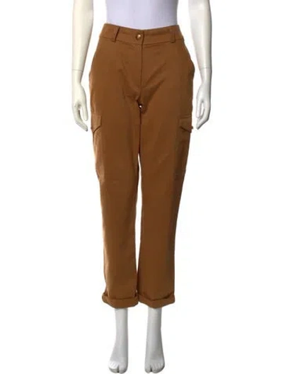 Pre-owned Sézane Straight Leg Pants In Brown
