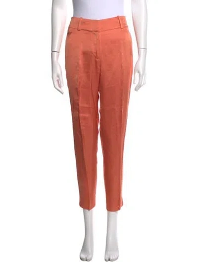 Pre-owned Sézane Straight Leg Pants In Brown