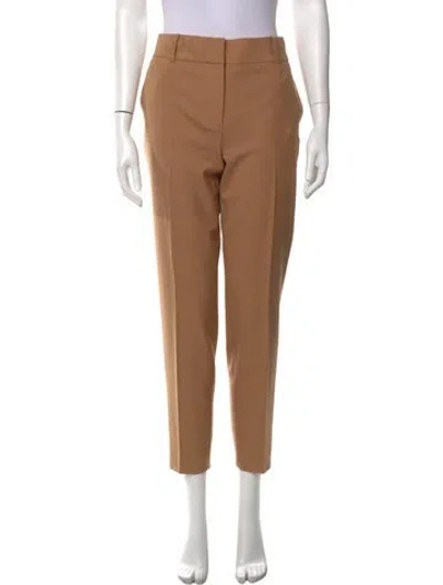 Pre-owned Sézane Straight Leg Pants In Brown/neutrals