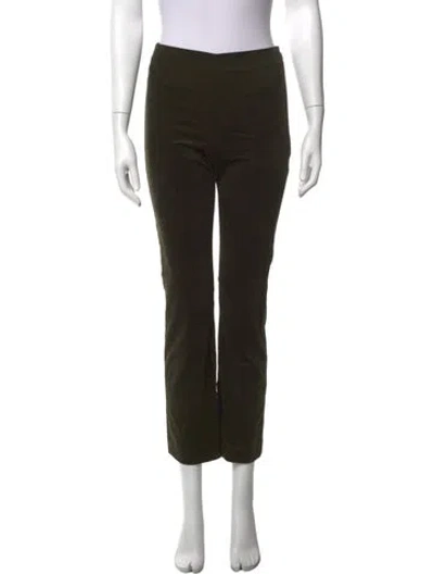 Pre-owned Sézane Straight Leg Pants In Green