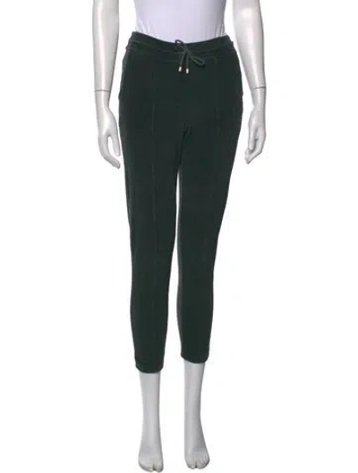 Pre-owned Sézane Straight Leg Pants In Green