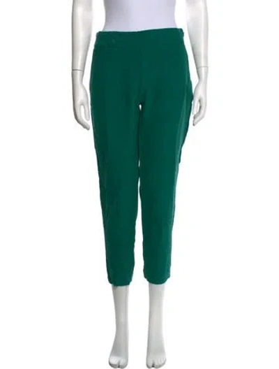 Pre-owned Sézane Straight Leg Pants In Green