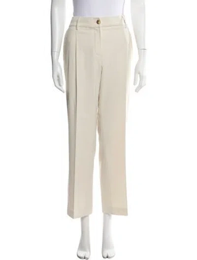 Pre-owned Sézane Straight Leg Pants In Neutral