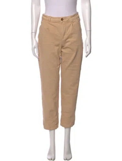 Pre-owned Sézane Straight Leg Pants In Neutral