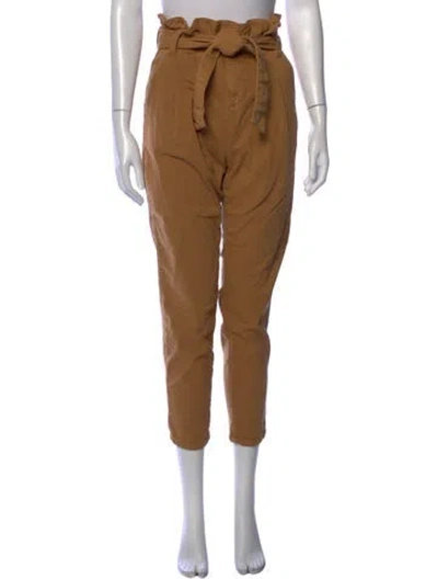 Pre-owned Sézane Straight Leg Pants In Neutral