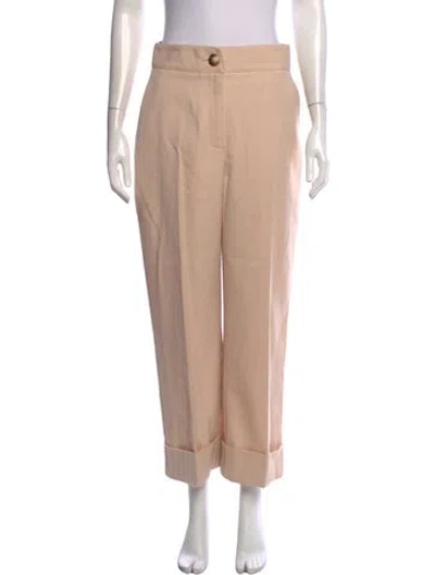 Pre-owned Sézane Straight Leg Pants In Neutrals