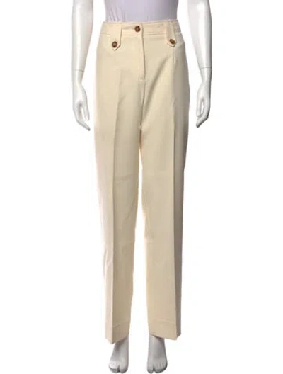 Pre-owned Sézane Straight Leg Pants In Neutrals