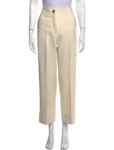 Pre-owned Sézane Straight Leg Pants In Neutrals