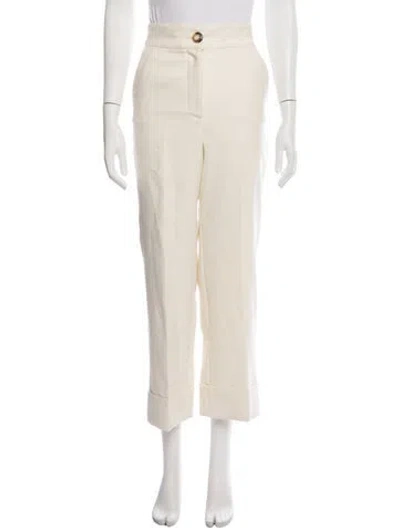 Pre-owned Sézane Straight Leg Pants In Neutrals