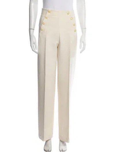 Pre-owned Sézane Straight Leg Pants In Neutrals
