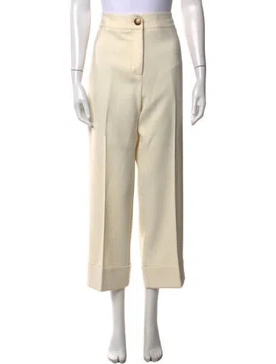 Pre-owned Sézane Straight Leg Pants In Neutrals