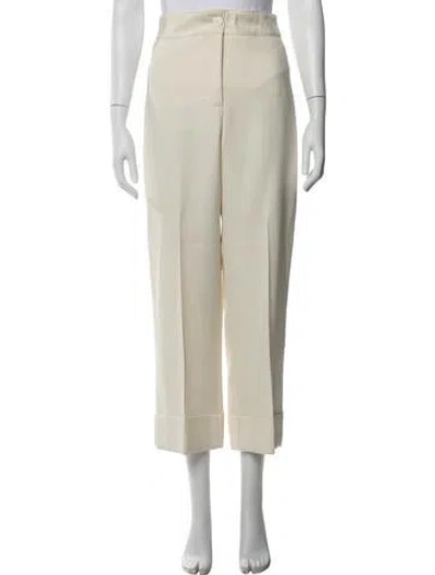 Pre-owned Sézane Straight Leg Pants In Neutrals