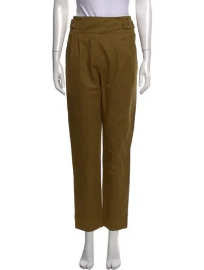 Pre-owned Sézane Straight Leg Pants In Neutrals