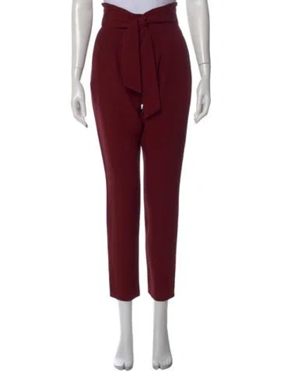 Pre-owned Sézane Straight Leg Pants In Red