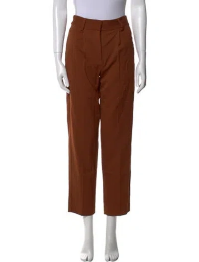 Pre-owned Sézane Straight Leg Pants W/ Tags In Brown
