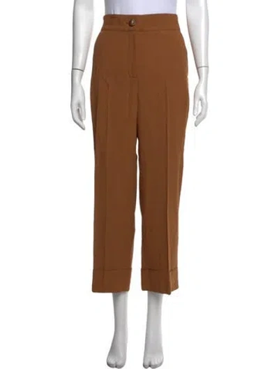 Pre-owned Sézane Straight Leg Pants W/ Tags In Brown