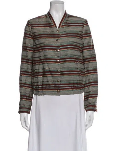Pre-owned Sézane Striped Blazer