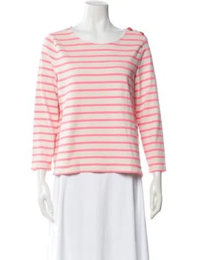 Pre-owned Sézane Striped Crew Neck Top In Multi