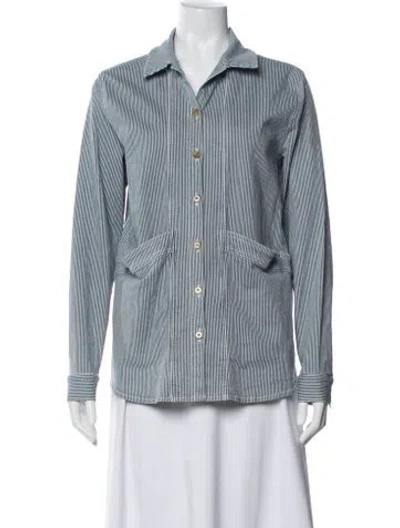 Pre-owned Sézane Striped Jacket In Multi