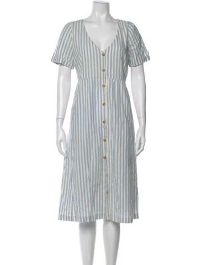 Pre-owned Sézane Striped Knee-length Dress