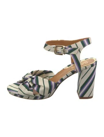 Pre-owned Sézane Striped Sandals In Multi