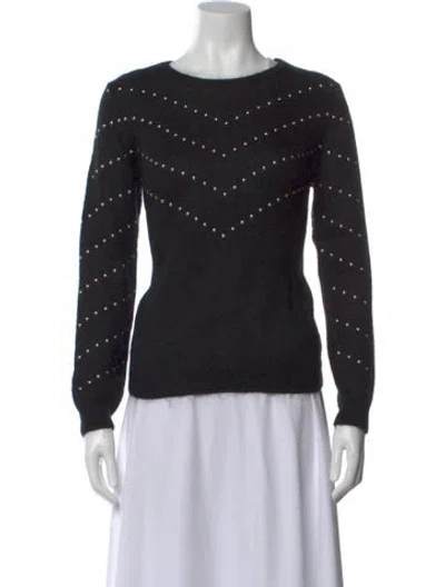 Pre-owned Sézane Striped Scoop Neck Sweater In Blue