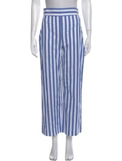 Pre-owned Sézane Striped Wide Leg Pants In Multi