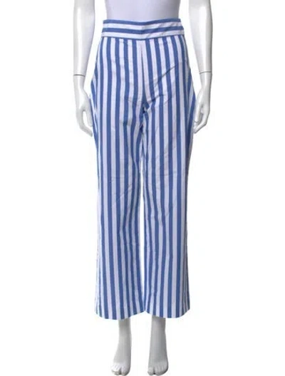 Pre-owned Sézane Striped Wide Leg Pants W/ Tags In Blue