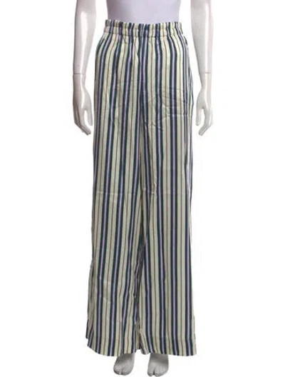 Pre-owned Sézane Striped Wide Leg Pants W/ Tags In Multi