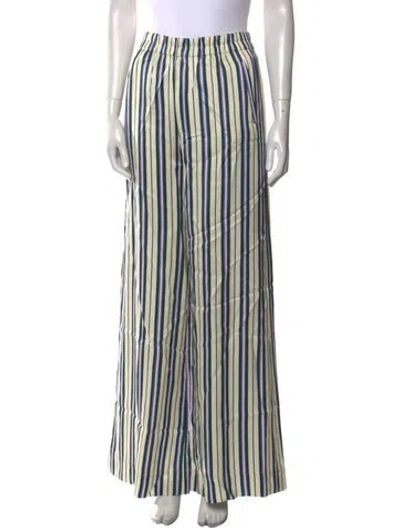 Pre-owned Sézane Striped Wide Leg Pants W/ Tags In Multi