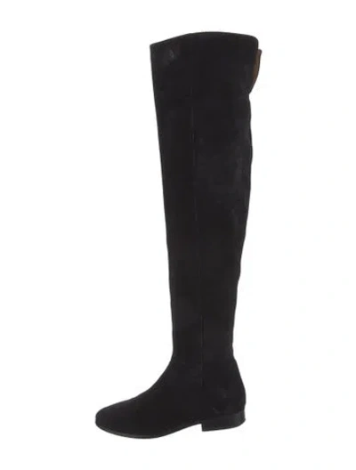 Pre-owned Sézane Suede Boots In Black