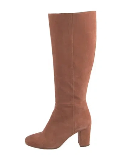 Pre-owned Sézane Suede Boots In Brown